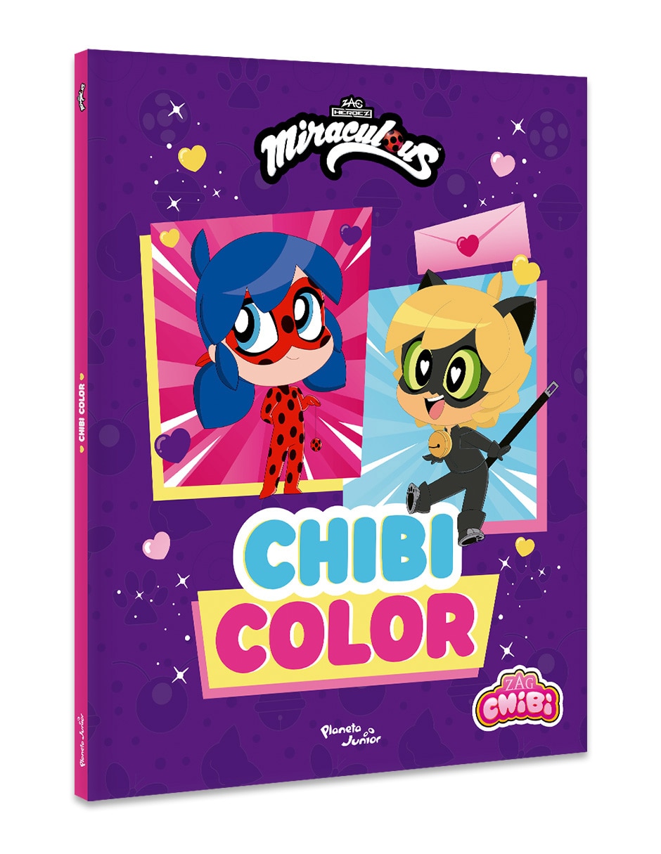 Libro Ladybug Chibi Color de Miraculous 3