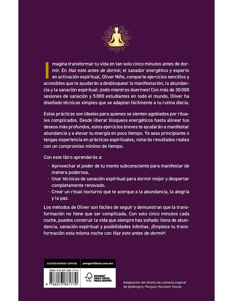 Libro Haz Esto Antes De Dormir de Oliver Niño 2