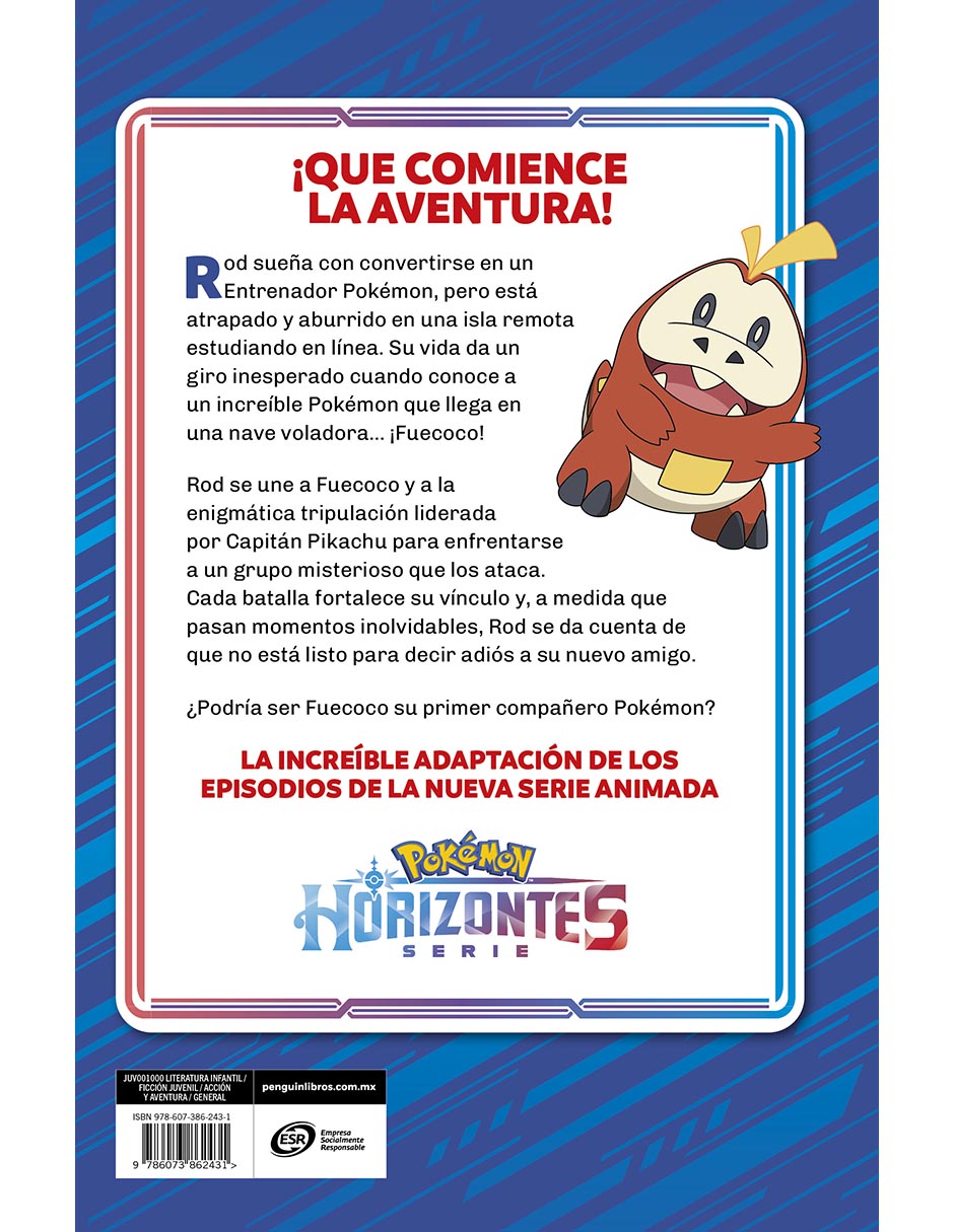 Libro ¡Fuecoco, Yo Te Elijo! de The Pokemon Company 2