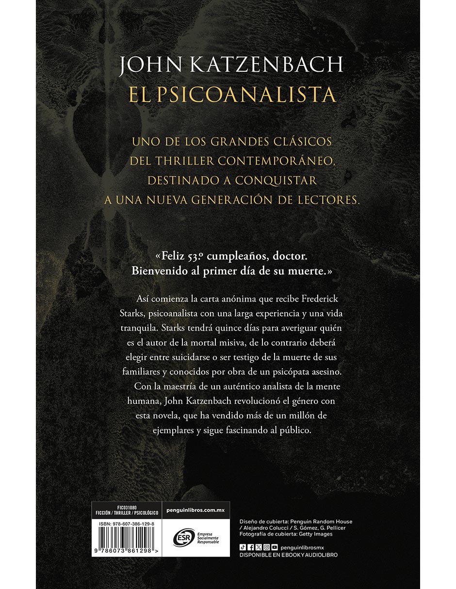 Libro El Psicoanalista de John Katzenbach 2