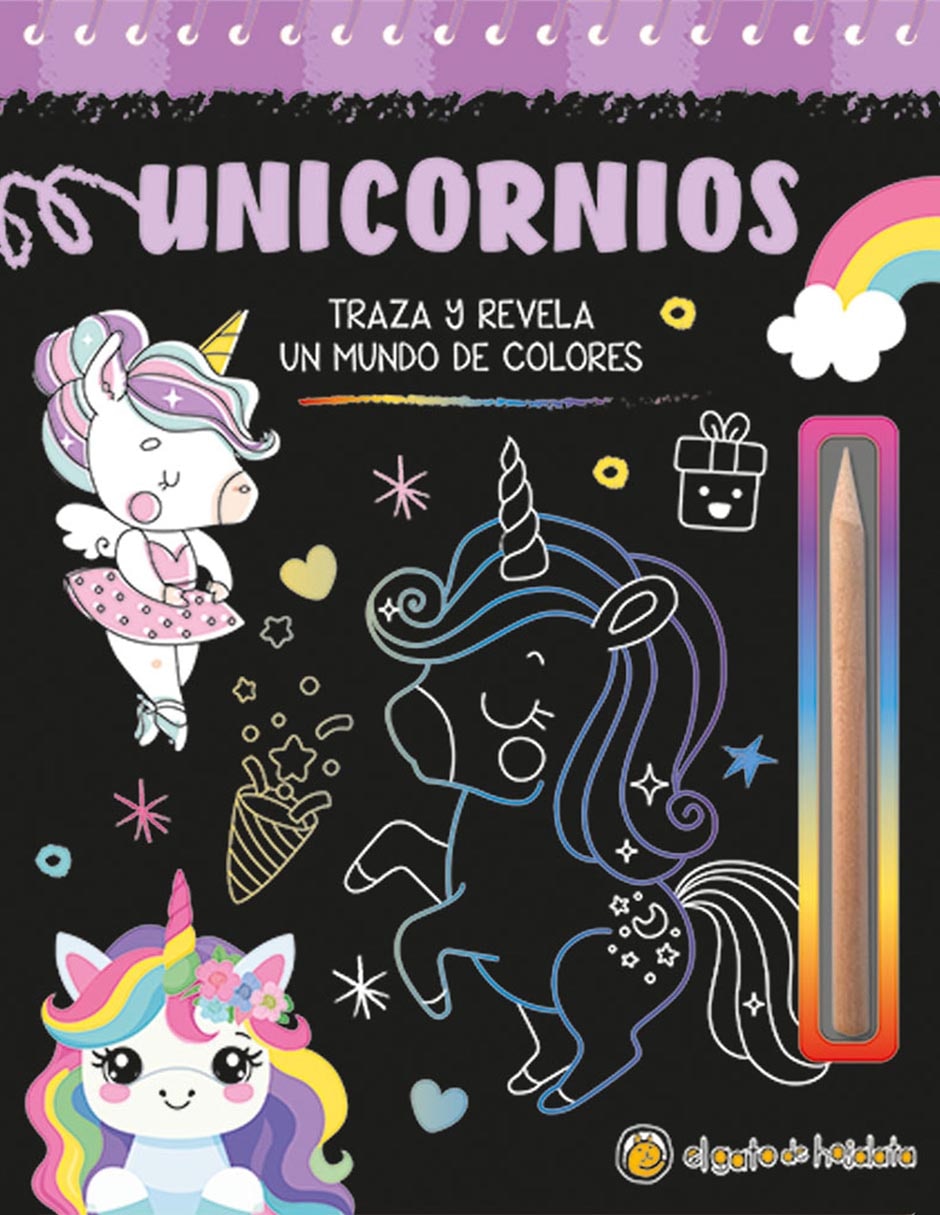 Libro Unicornios-Traza Y Crea de Libro Unicornios-Traza Y Crea de
