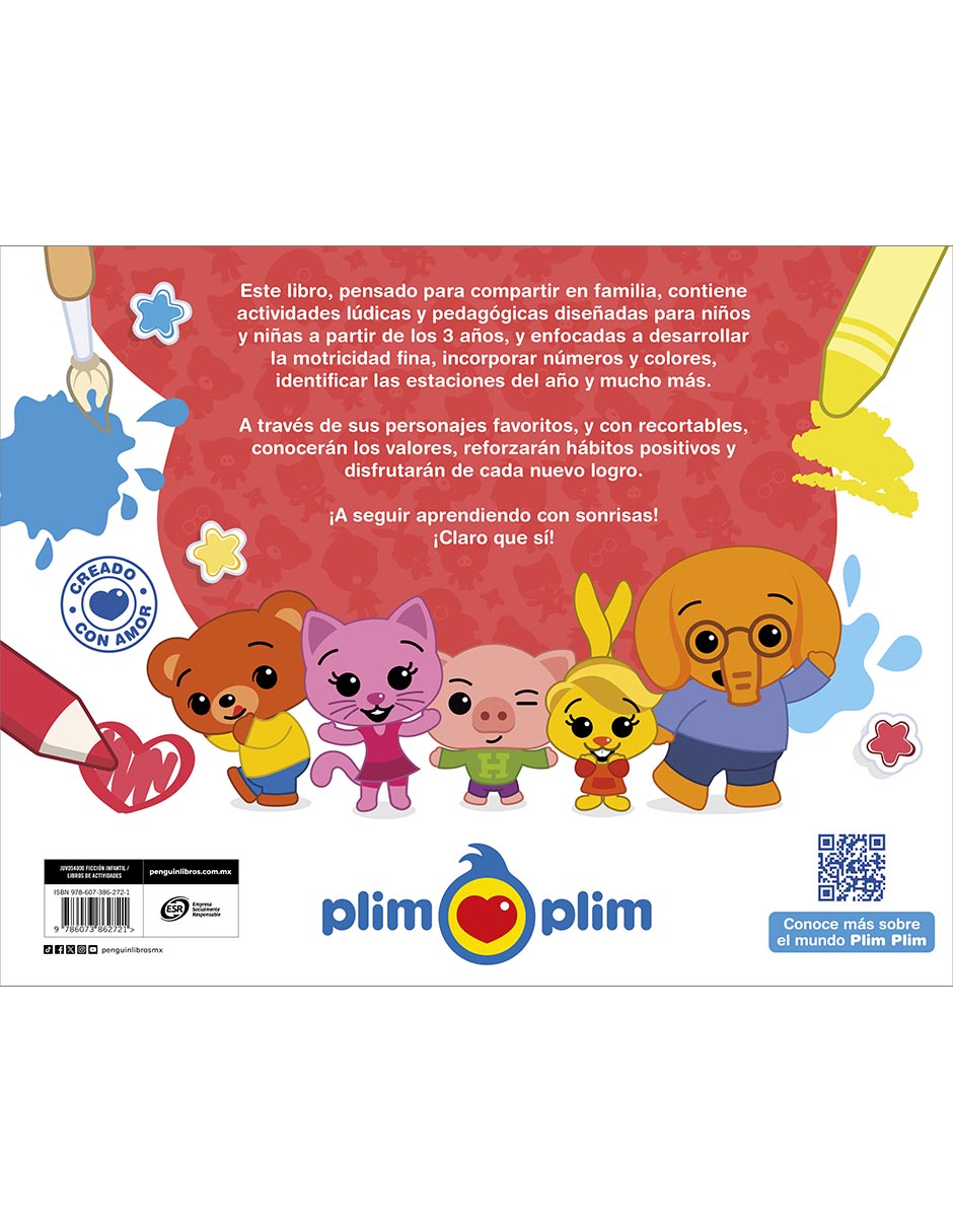 Libro Aprende Jugando Con Plim Plim de Plim Plim 2
