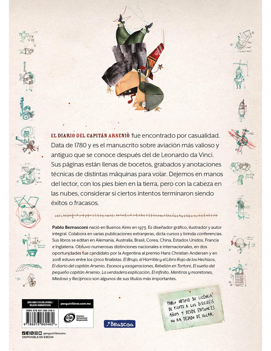 Libro El Diario Del Capitán Arsenio de Pablo Bernasconi 2