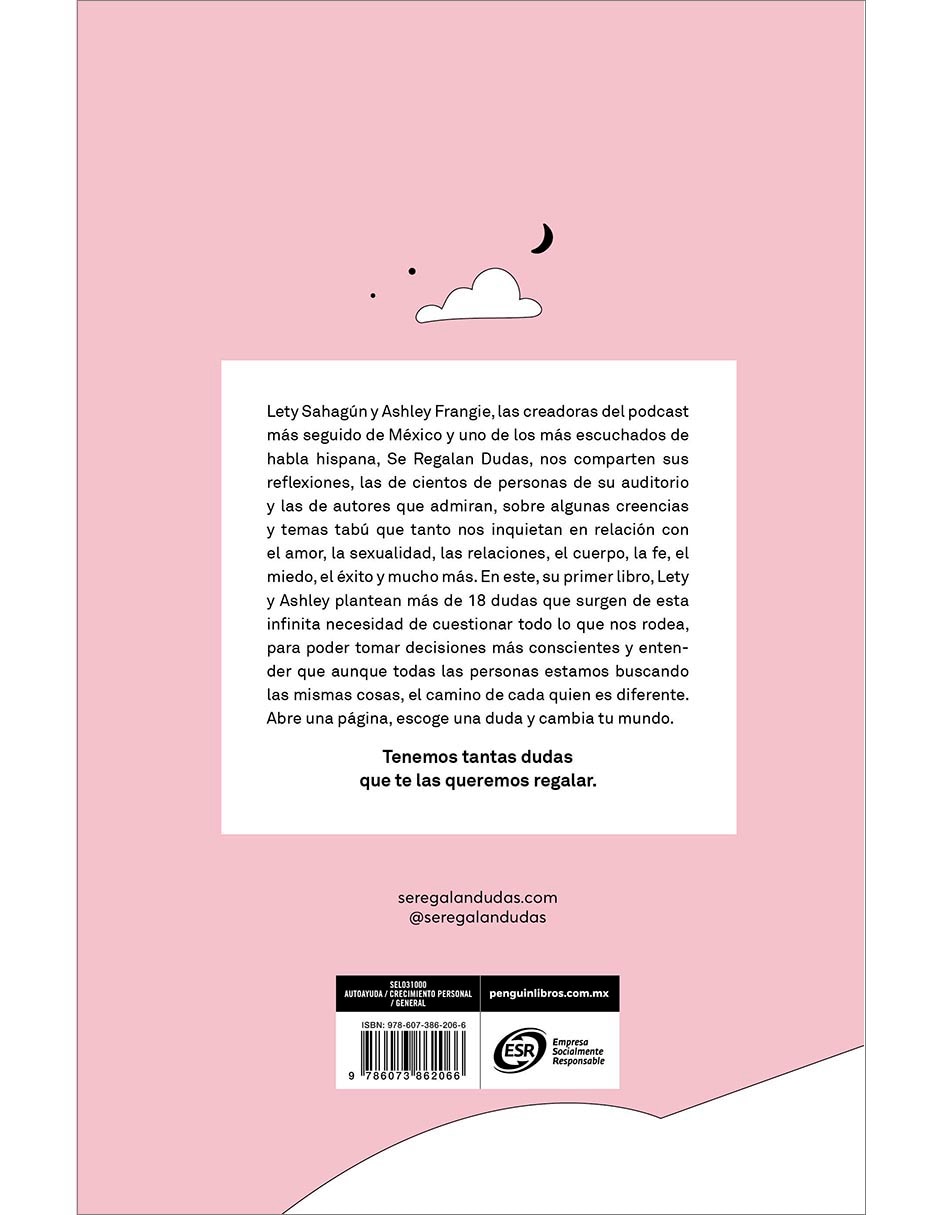 Libro SE REGALAN DUDAS de LETY SAHAGUN / ASHLEY FRANGIE 2