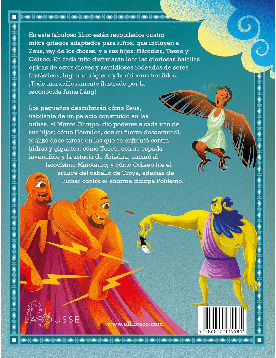 Libro Pequeña Biblioteca de Mitos Griegos 2