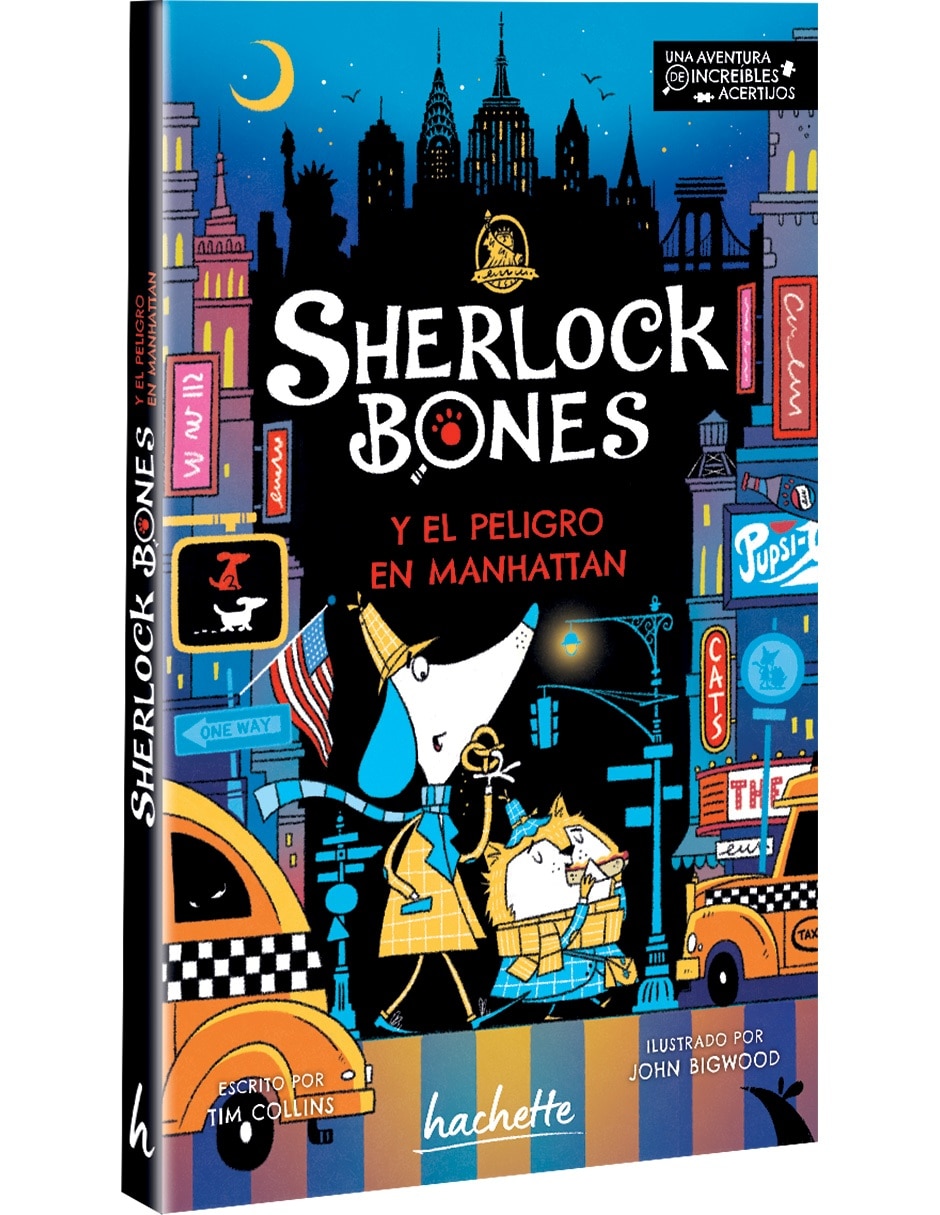 Libro Sherlock Bones y el Peligro en Manhattan de Tim Collins 3