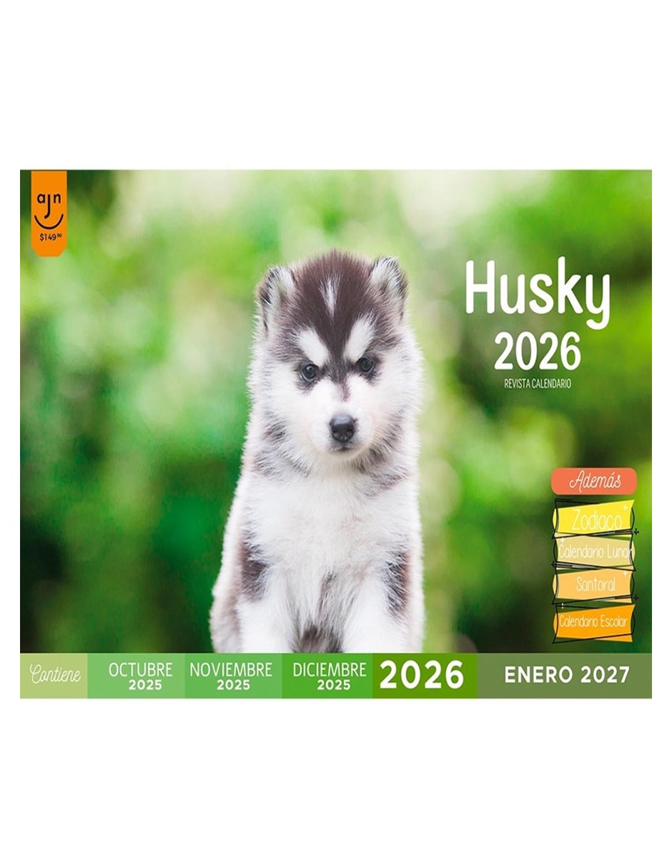 Revista Calendario Husky 2026