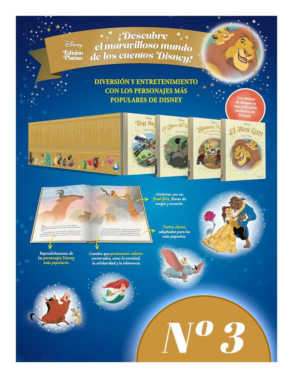 Coleccionable Libro Golden Books Disney Platinum 0003