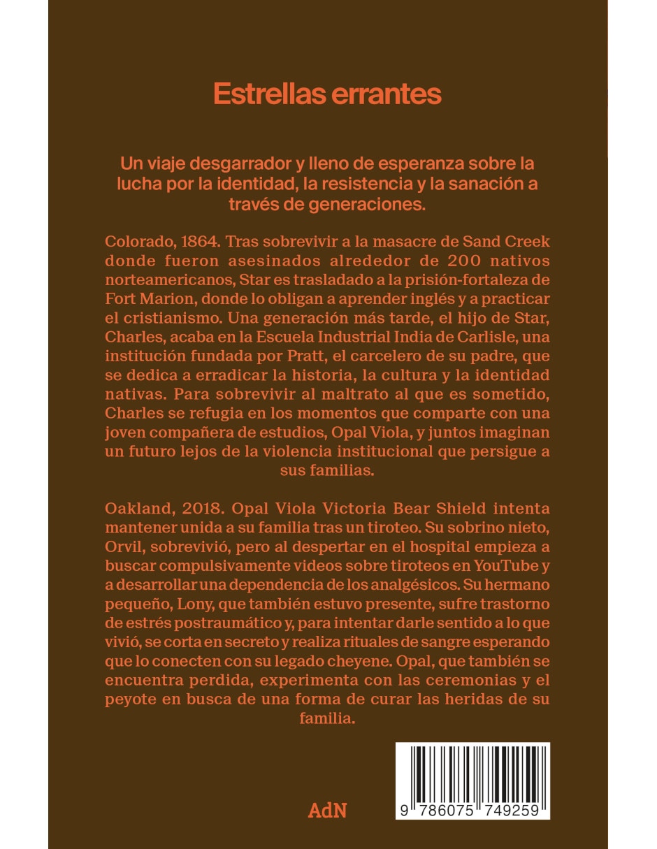 Libro Estrellas Errantes de Tommy Orange 2