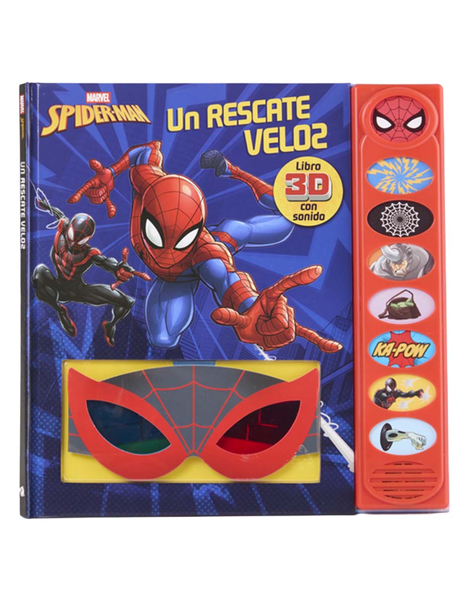 Libro Marvel Spider-Man un rescate veloz de Pi Kids