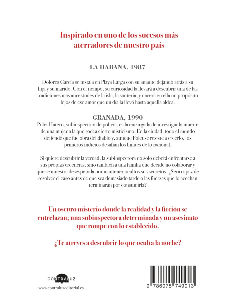 Libro Lo Que Oculta La Noche de May R. Ayamonte 2