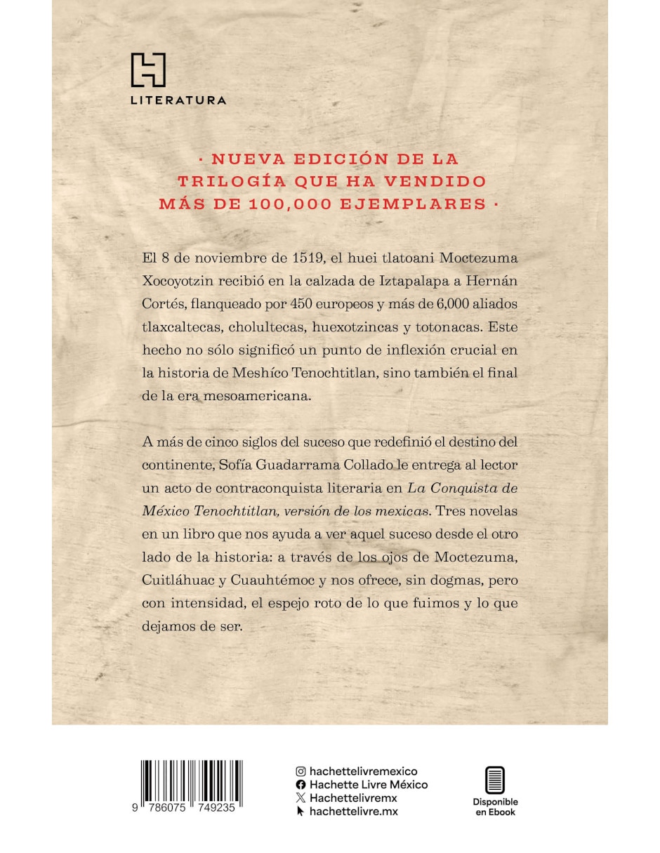 Libro La Conquista De México Tenochtitlan de Sofía Guadarrama Collado 2