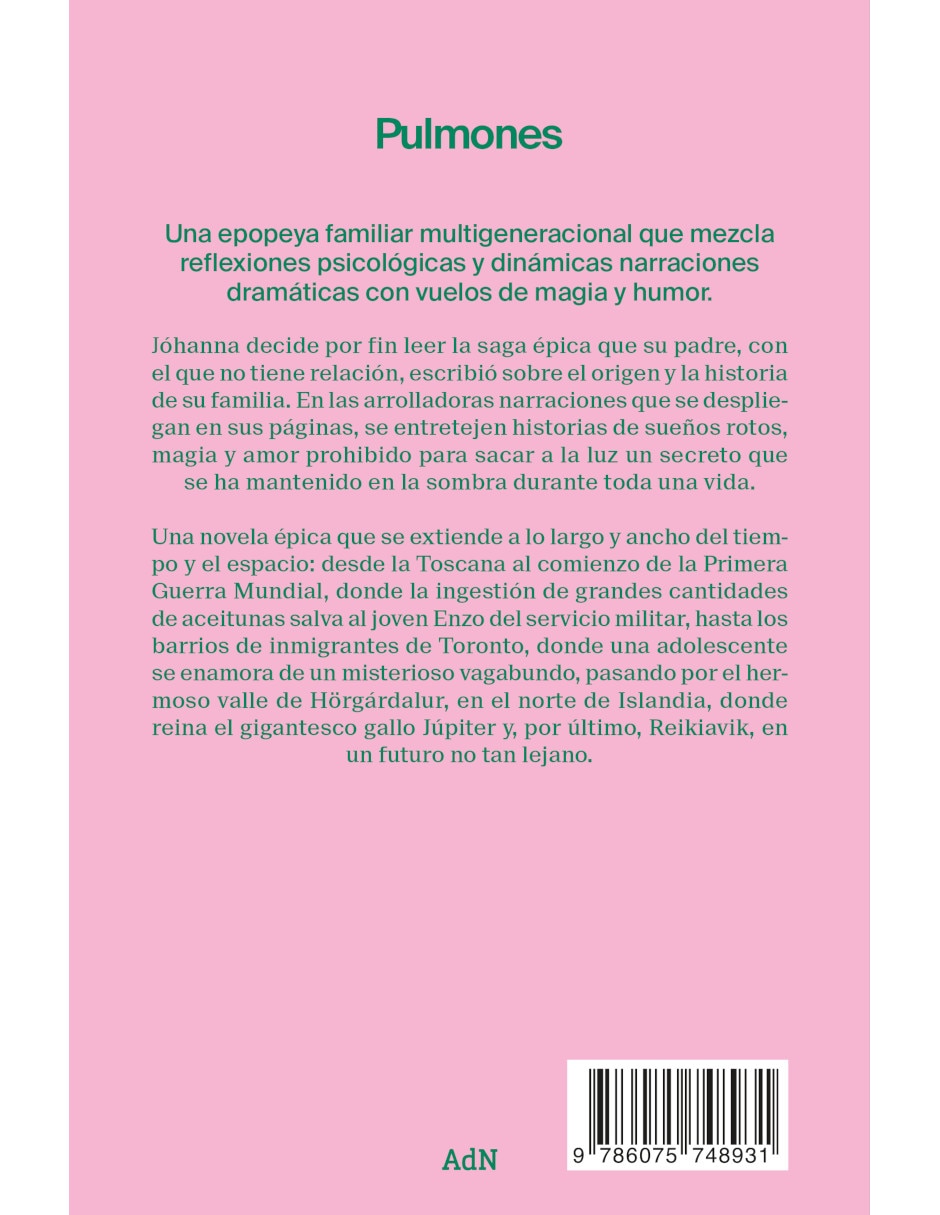 Libro Pulmones de Pedro Gunnlaugur Garcia 2