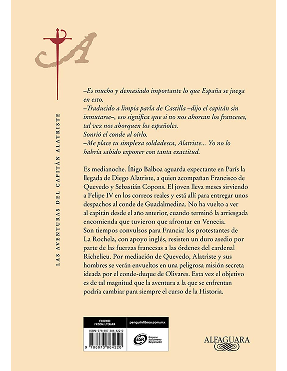 Libro Misión En Paris de Arturo Pérez-Reverte 2