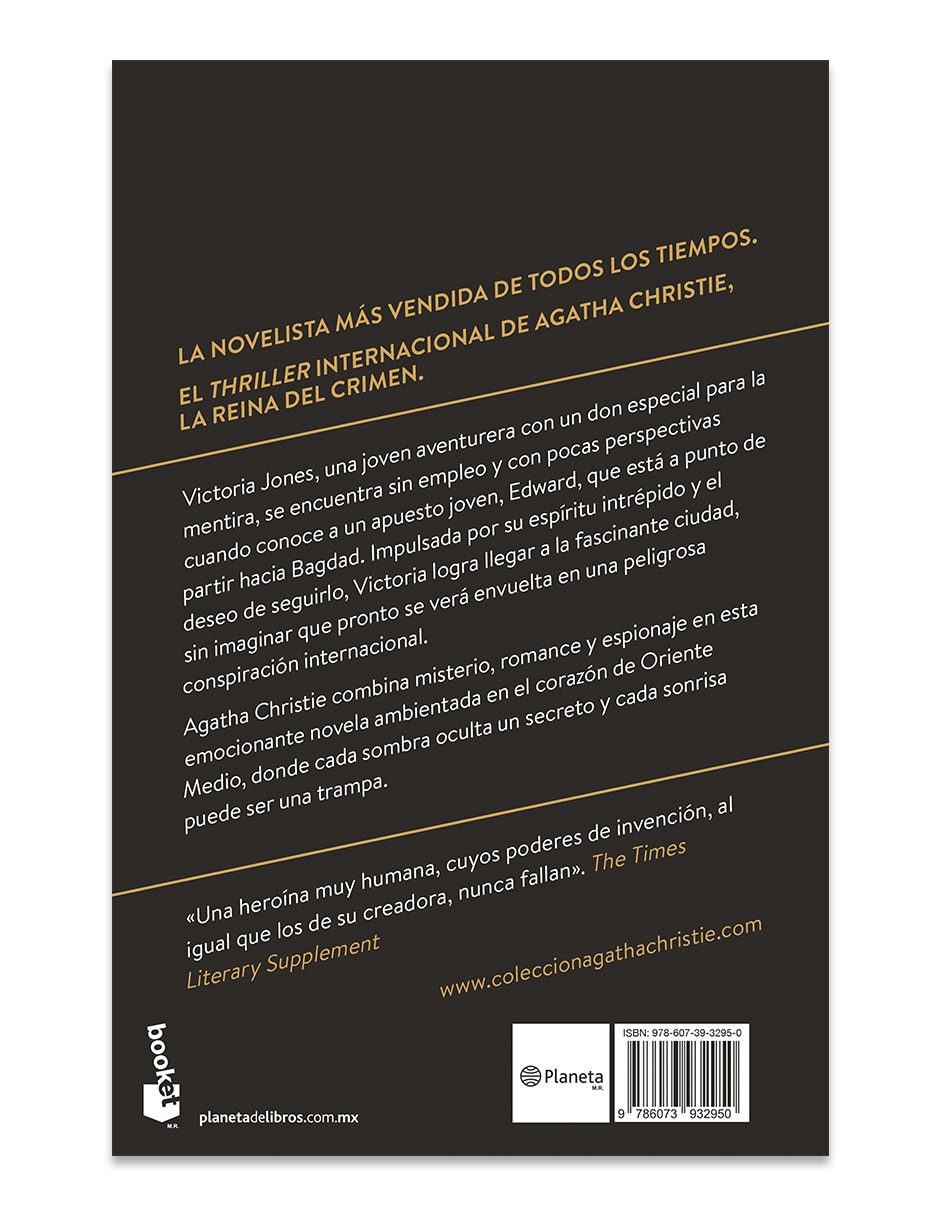 Libro Intriga En Bagdad de Agatha Christie 2