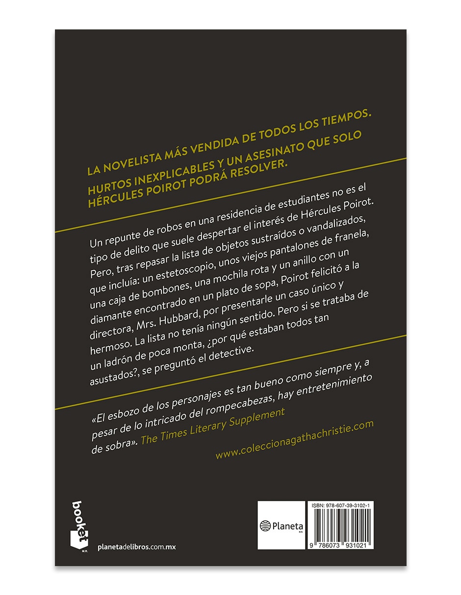 Libro Asesinato En La Calle Hickory de Agatha Christie 2
