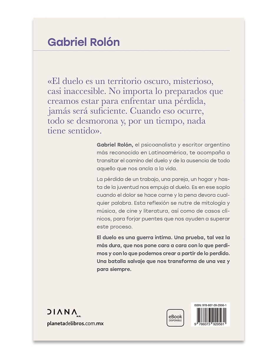 Libro El Duelo Nueva Edición de Gabriel Rolon 2