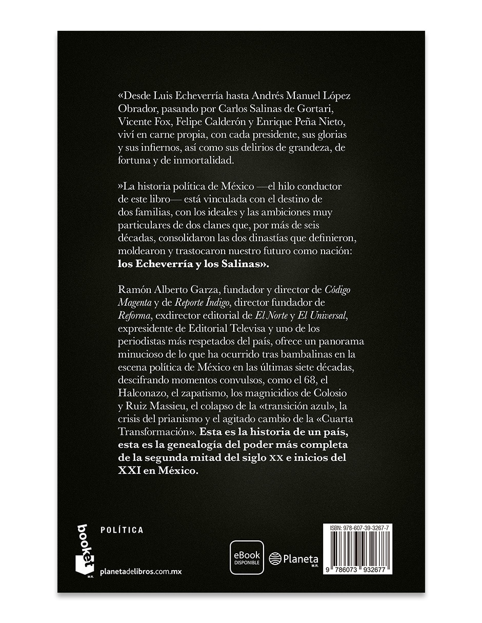 Libro Dinastias Dos Familias Una Nación de Ramon Alberto Garza 2