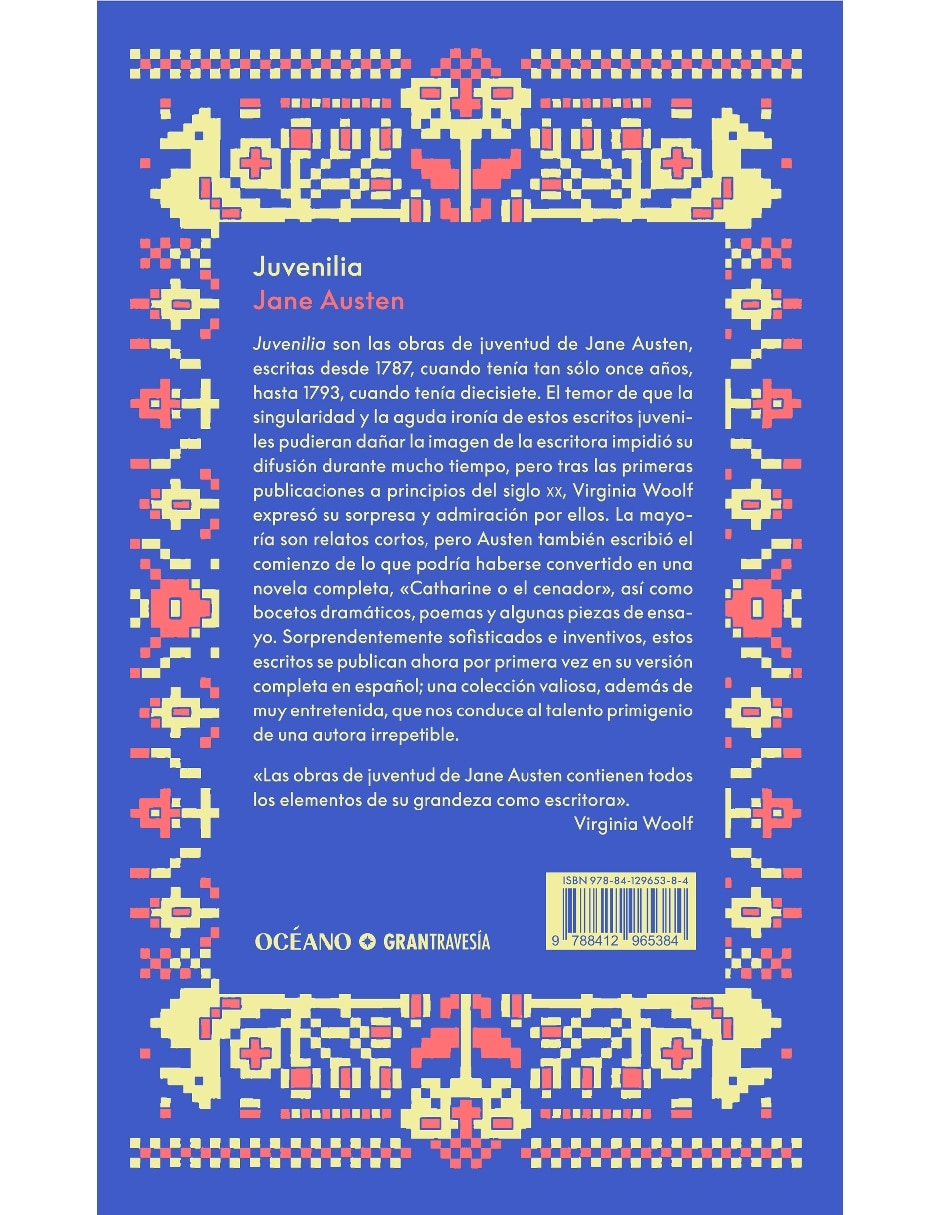 Libro Juvenilia de Jane Austen 2