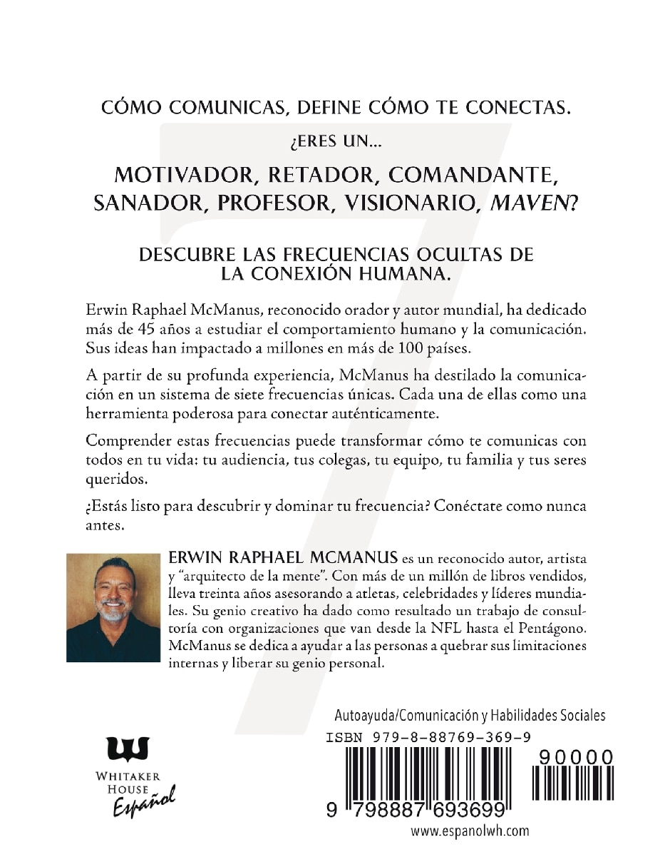 Libro Las Siete Frecuencias de La Comunicación El Lenguaje Oculto de La Conexión Humana de Erwin Raphael Mcmanus 2