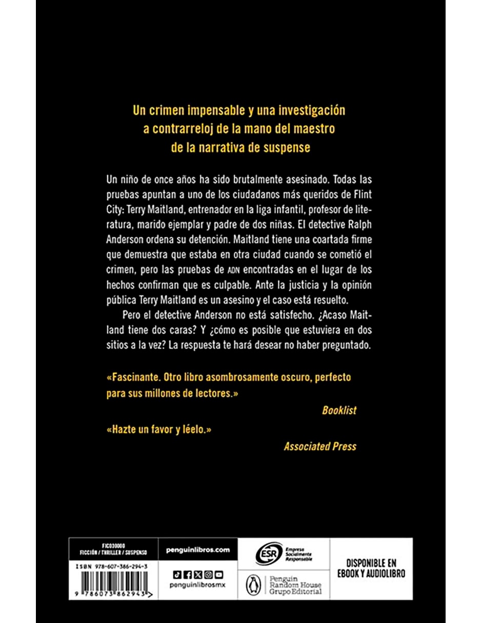 Libro El Visitante de Stephen King 2