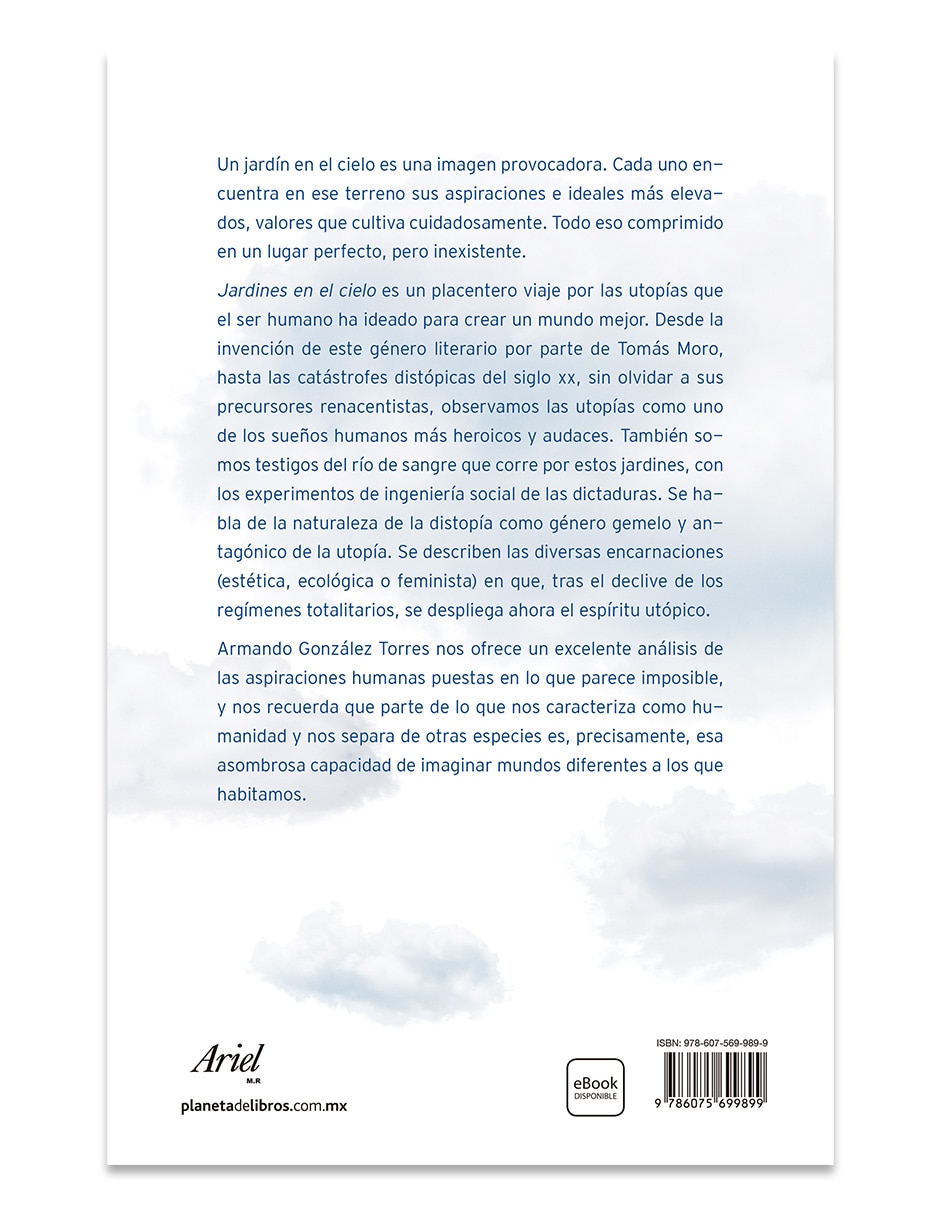 Libro Jardines En El Cielo de Armando González Torres 2