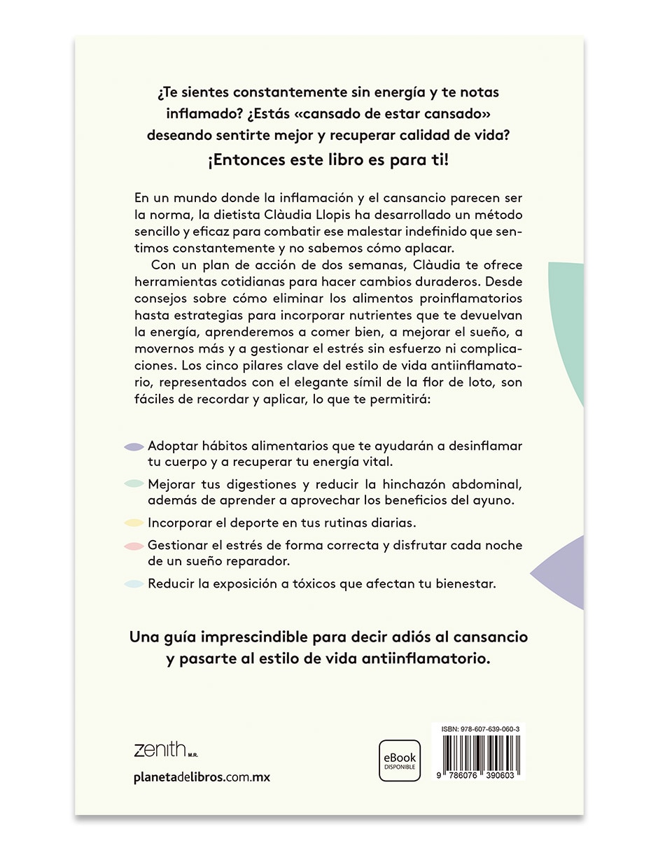 Libro Vida Antiinflamatoria de Clàudia Llopis 2