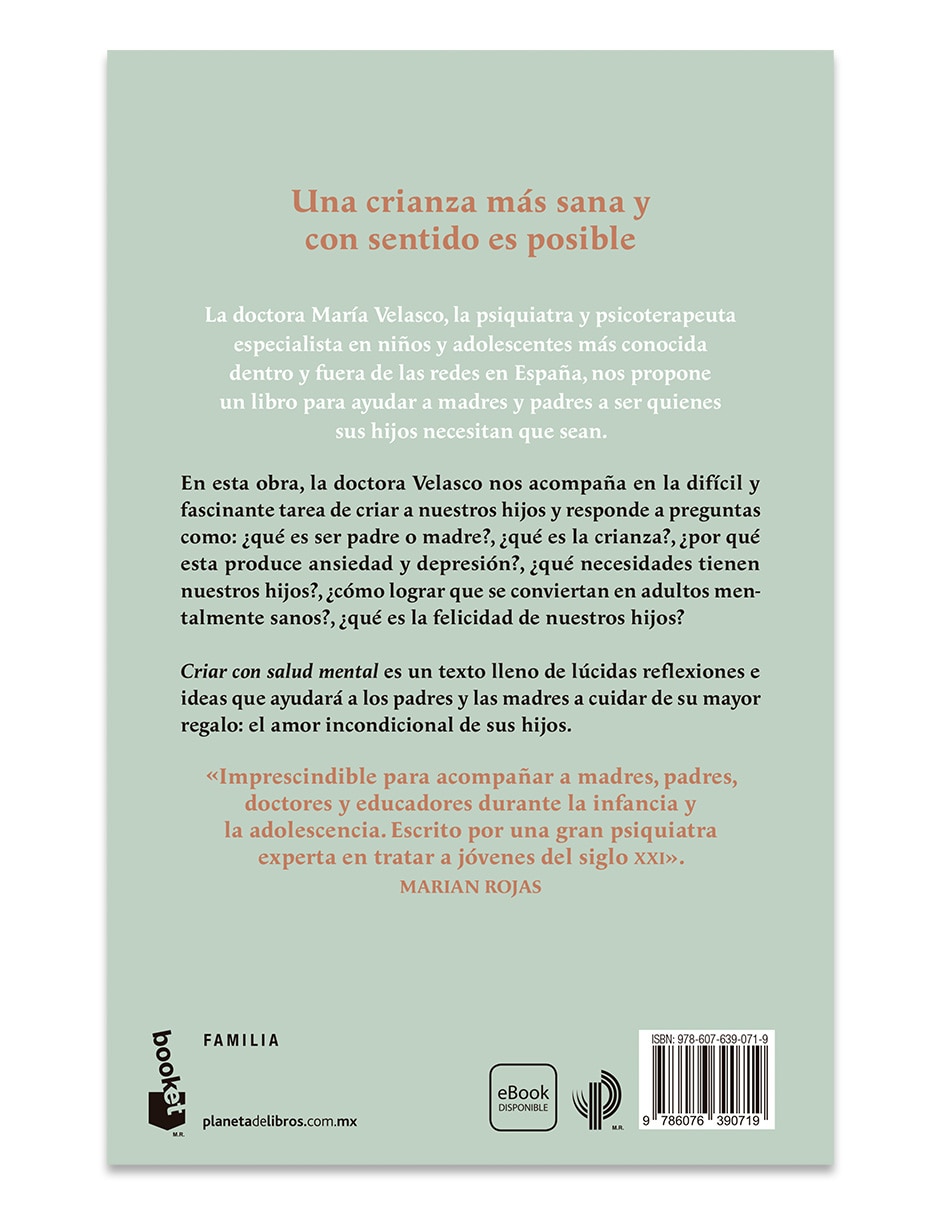 Libro Criar Con Salud Mental de María Velasco 2