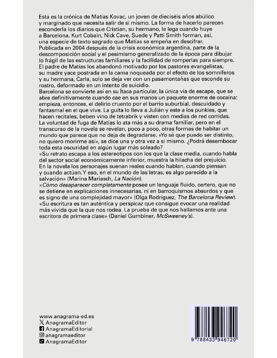 Libro Cómo Desaparecer Completamente de Mariana Enriquez 2
