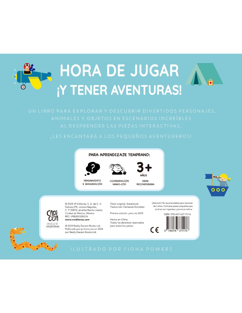 Libro Hora De Jugar ¡Y Tener Aventuras! de Capicua 4