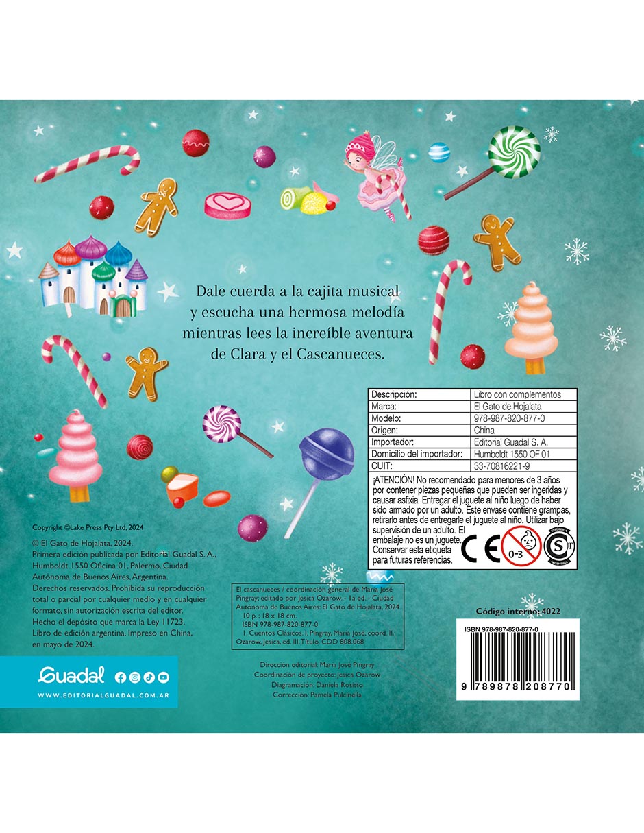 Libro Cascanueces: Cajita Musical de Guadal 2