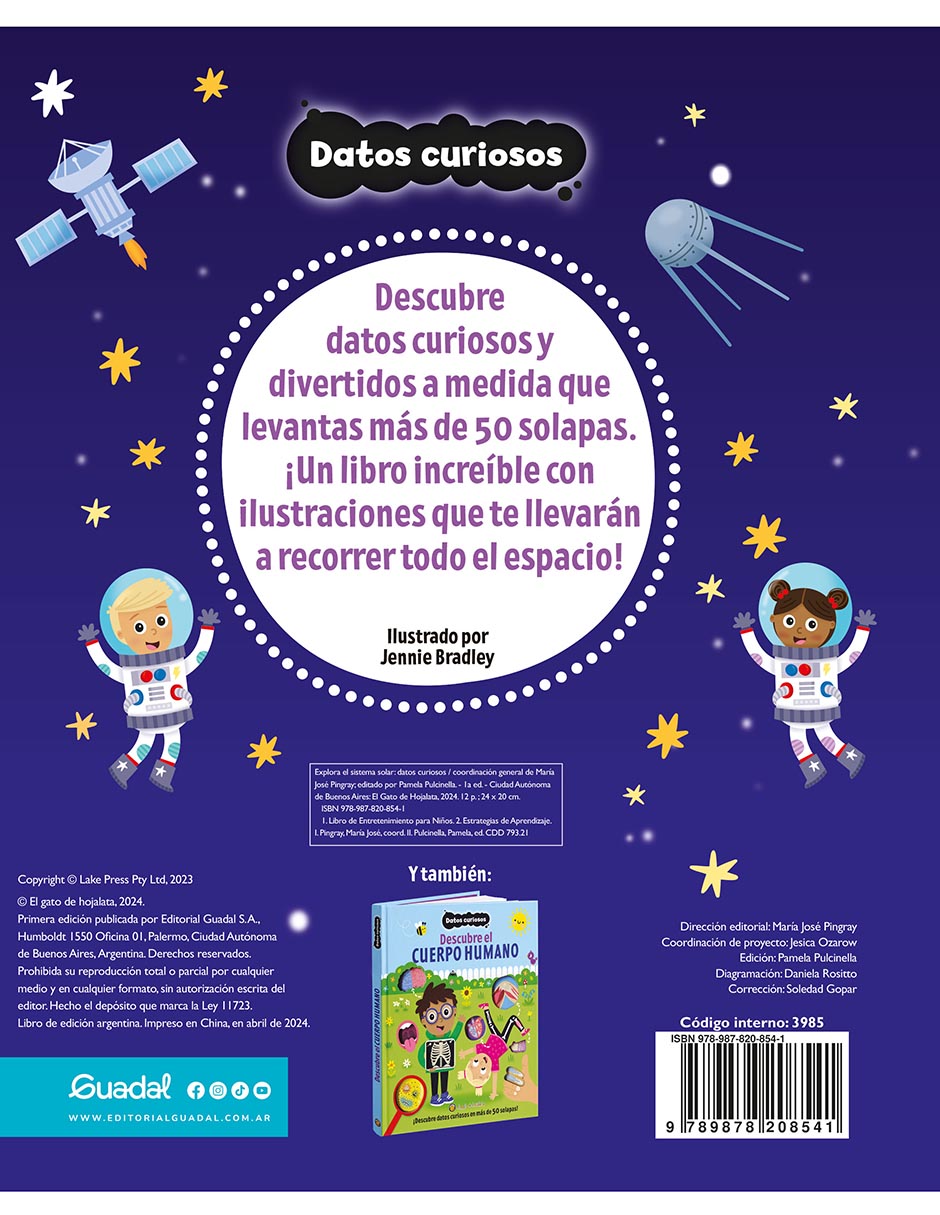 Libro Datos Curiosos Explora El Sistema Solar de 2