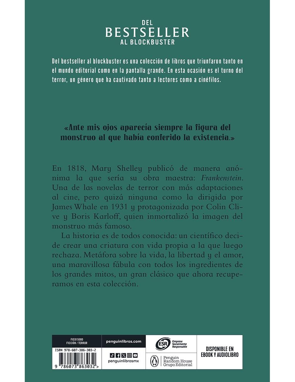 Libro Frankenstein de Mary Shelley 2