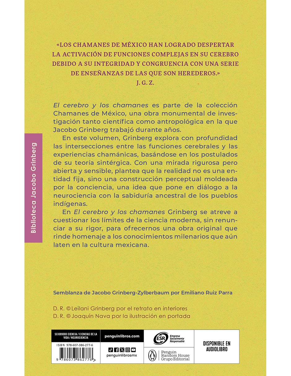 Libro El Cerebro Y Los Chamanes de Jacobo Grinberg-Zylberbaum 2