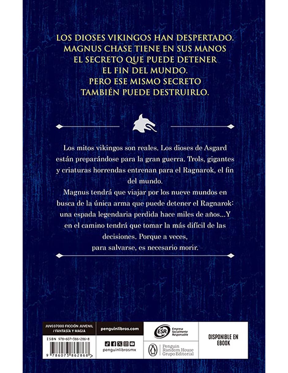 Libro La Espada Del Tiempo de Rick Riordan 2