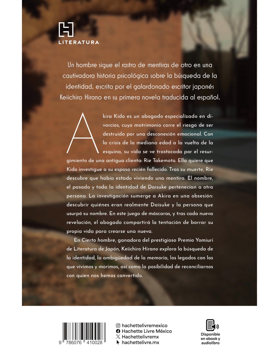 Libro Cierto hombre de Hirano, Keiichiro 2