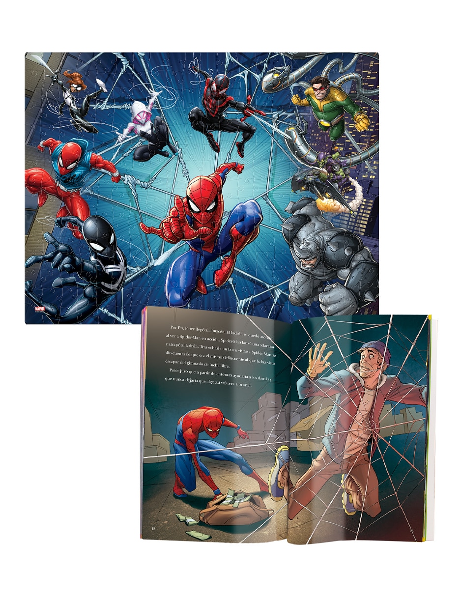 LIBRO CON ROMPECABEZAS SPIDERMAN de CORP 2