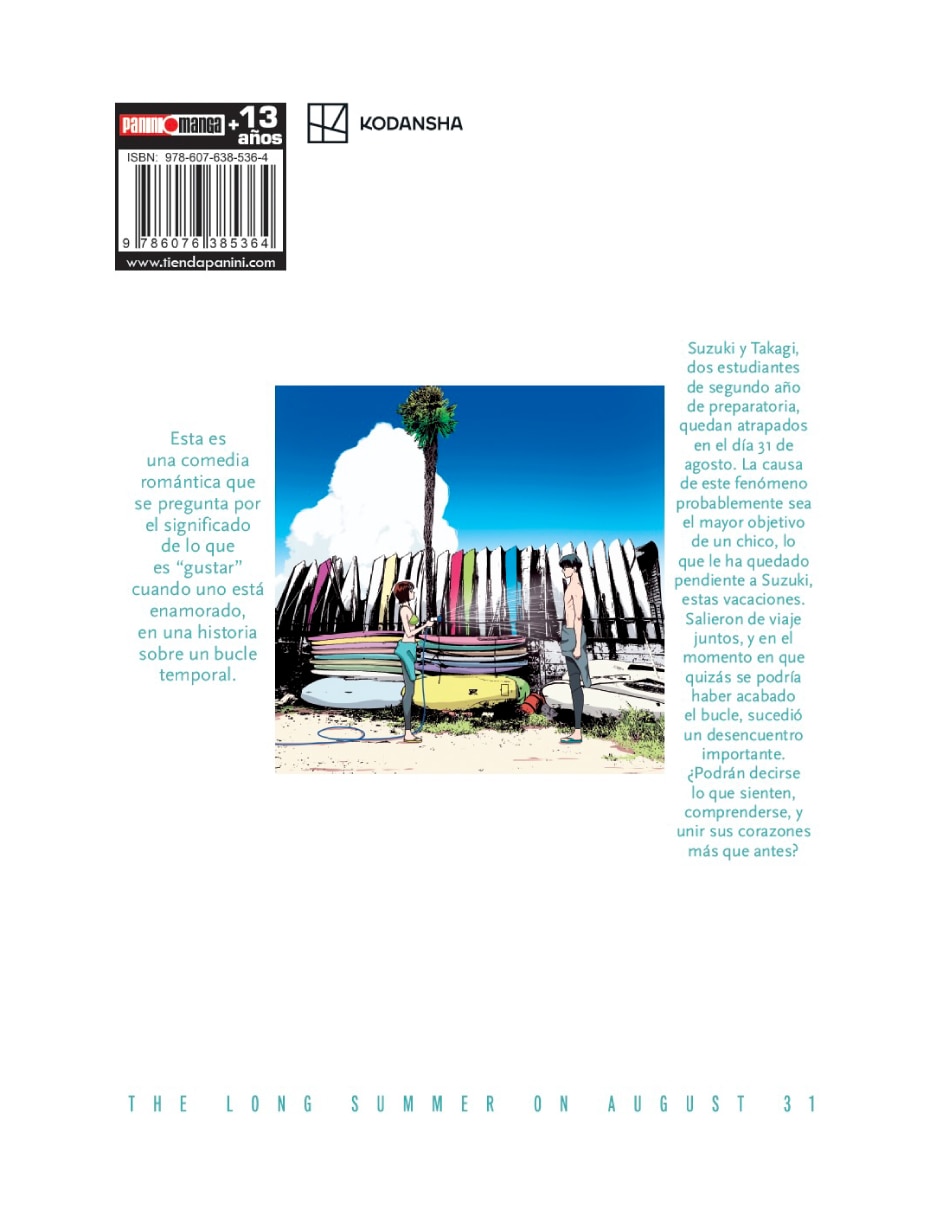 Manga The Long Summer on August 31 N.5 2
