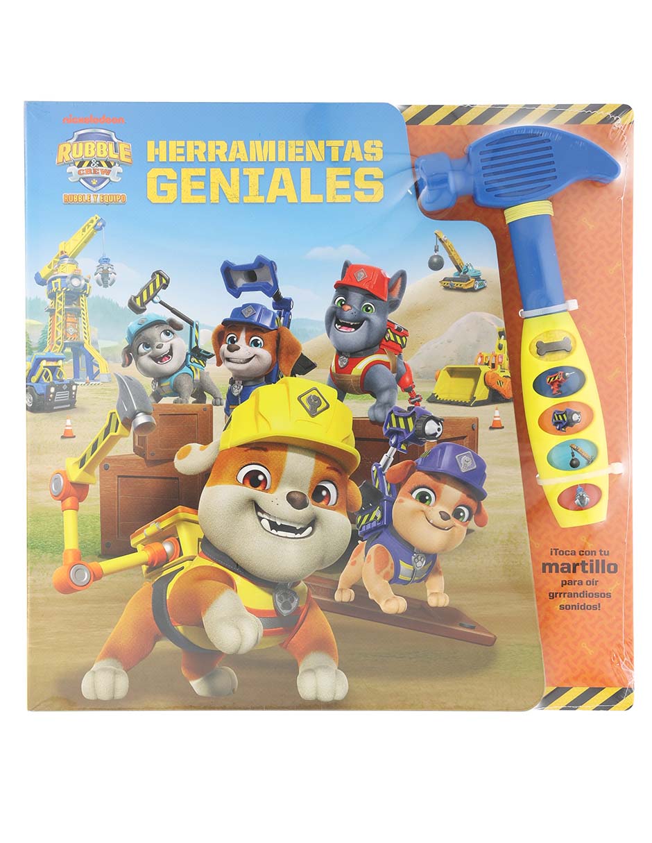 Libro PAW Patrol, Rubble y equipo ¡Herramientas Geniales! de Pi Kids