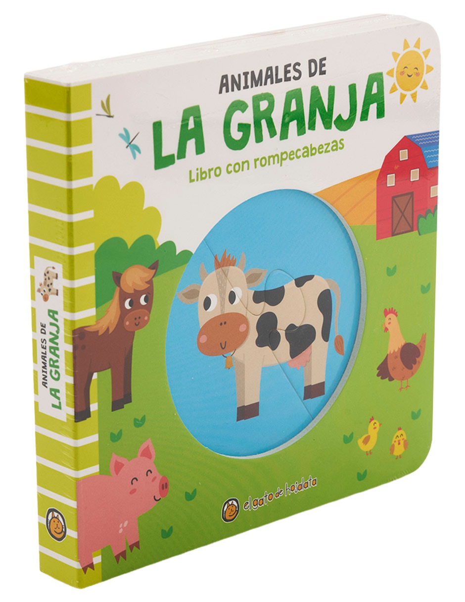 Libro Animales de la granja libro con rompecabezas de Editorial Guadal 2