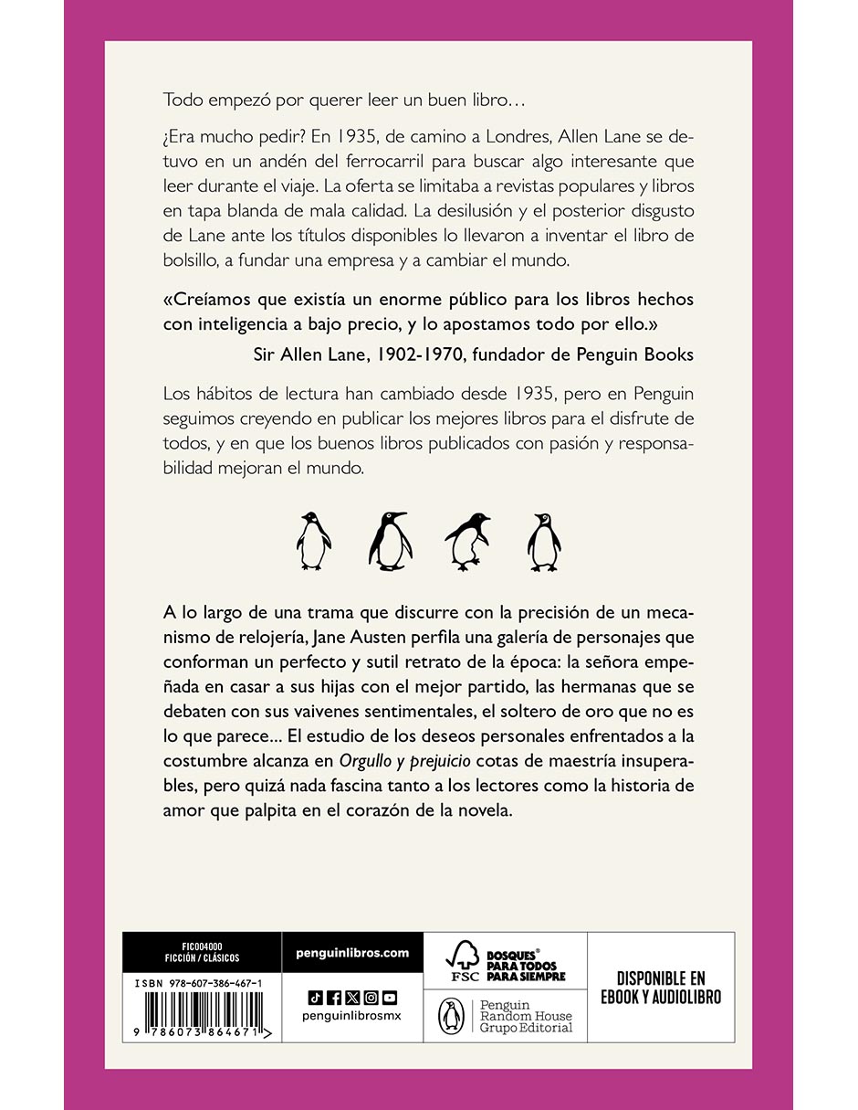 Libro Orgullo Y Prejuicio de Jane Austen 2
