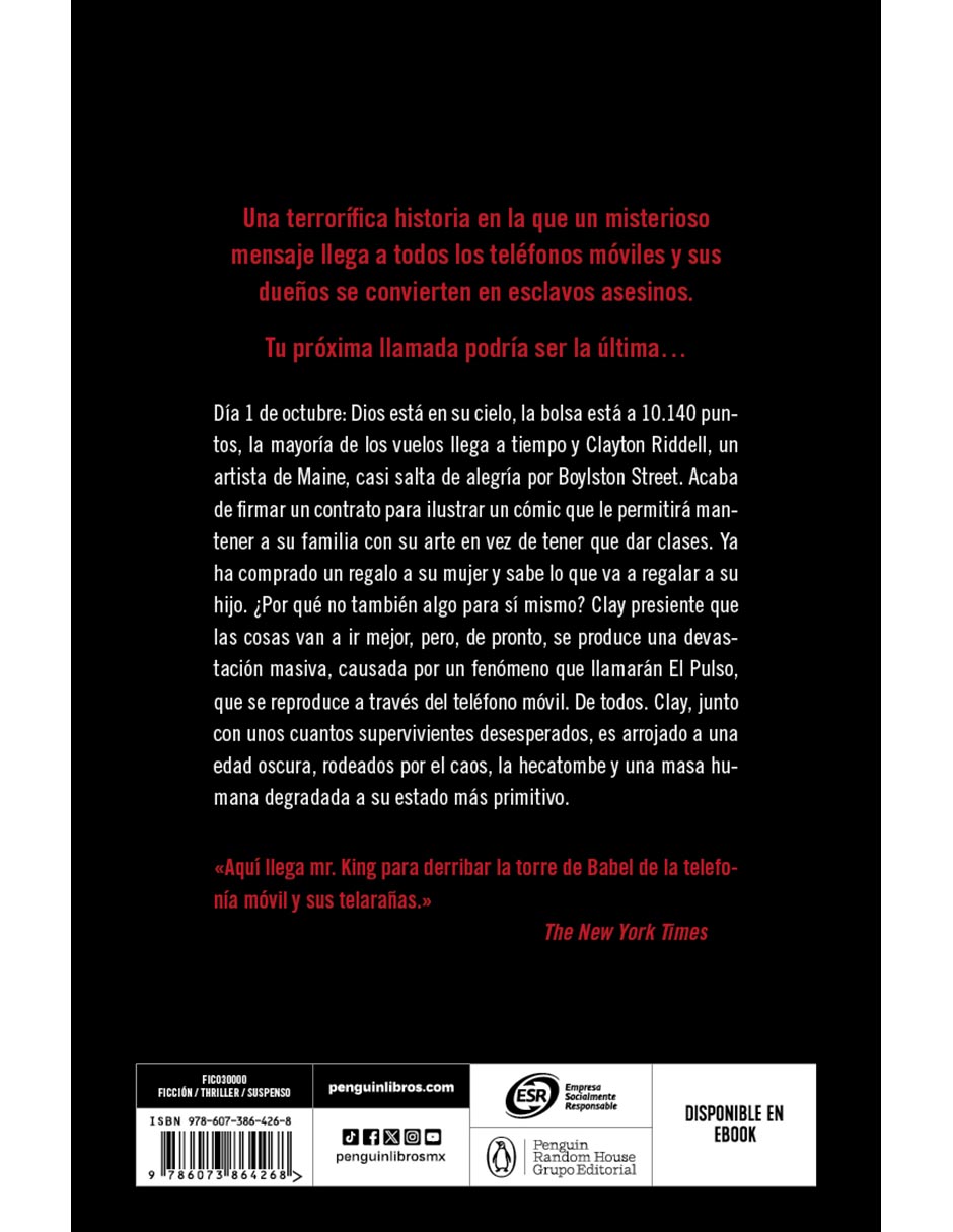 Libro Cell de Stephen King 2