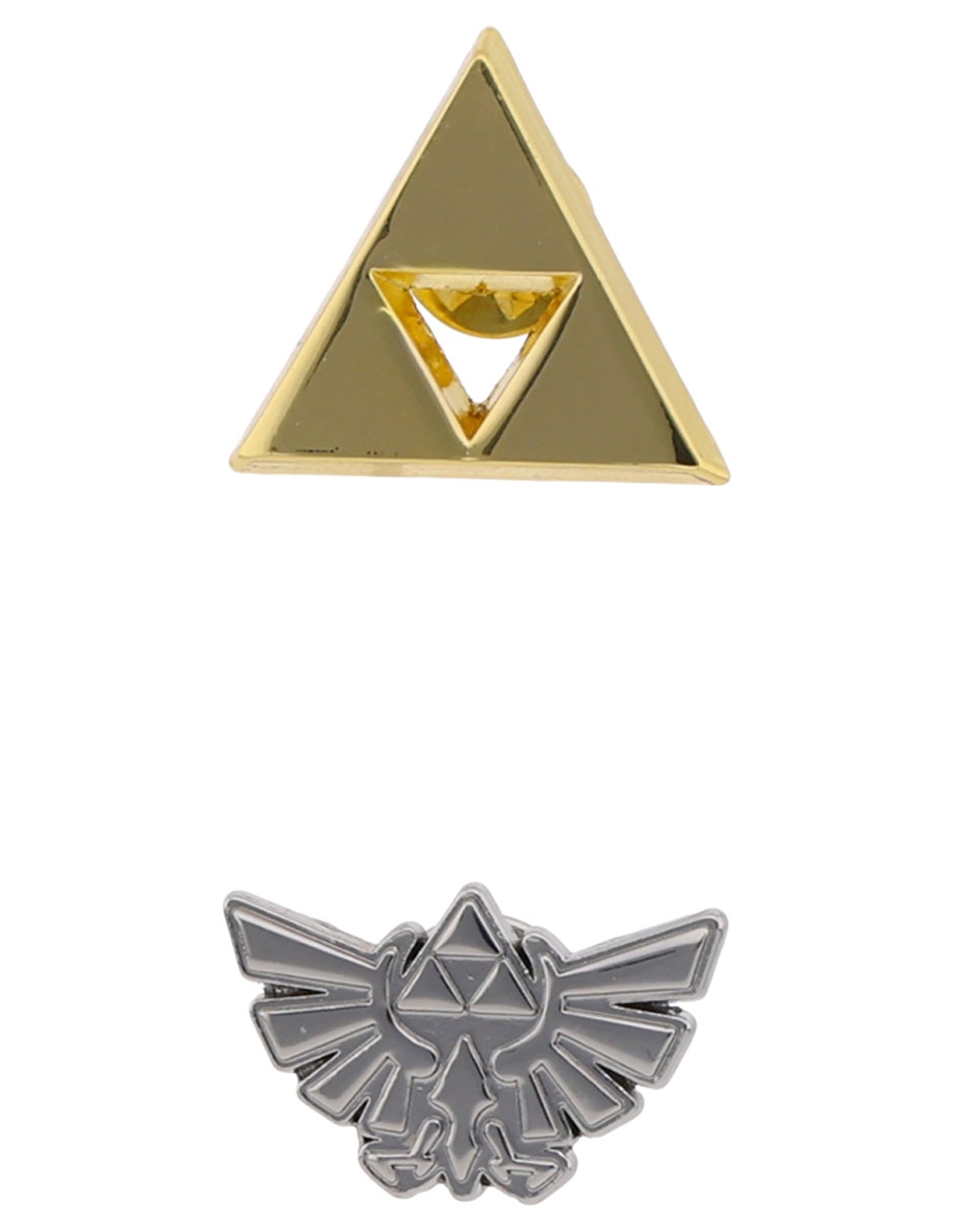 Pin de metal asimétrica Zelda