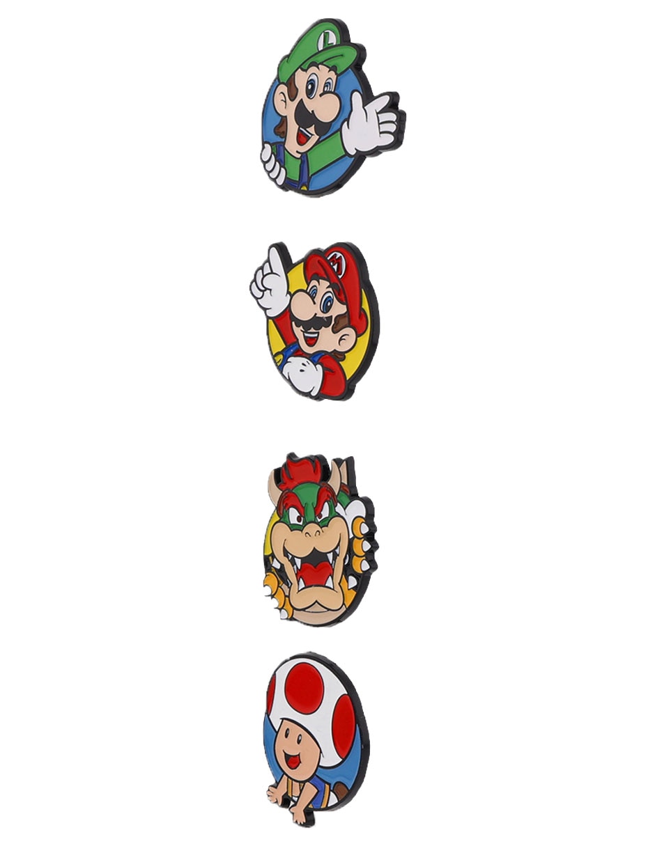 Set pin de metal Super Mario 2