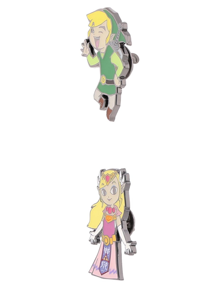 Pin de metal Link y La princesa Zelda 2