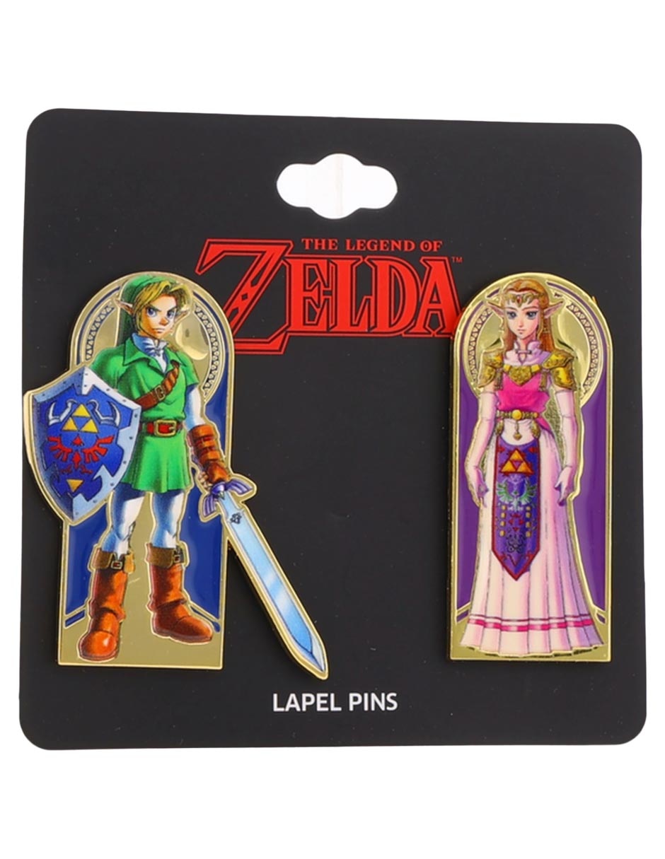 Set pin de metal Link y Zelda 4