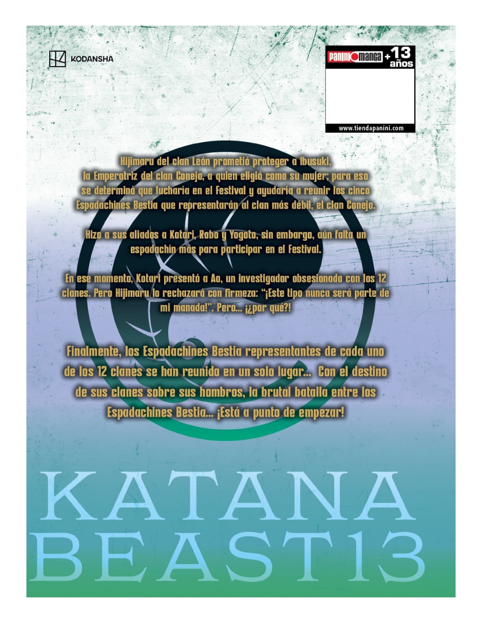 Manga Katana Beast N.4 2