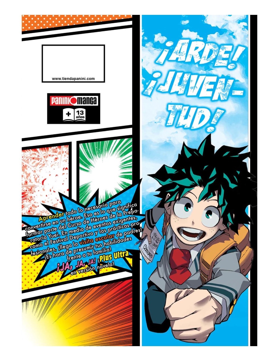 Manga My Hero Academia School Briefs Novela N.1 2