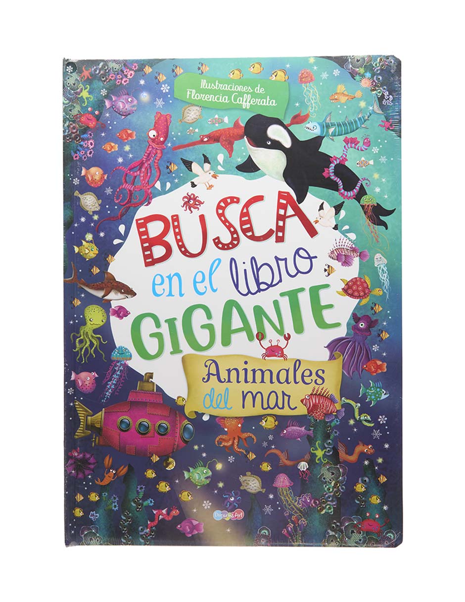 Libro Busca en el libro gigante animales del mar