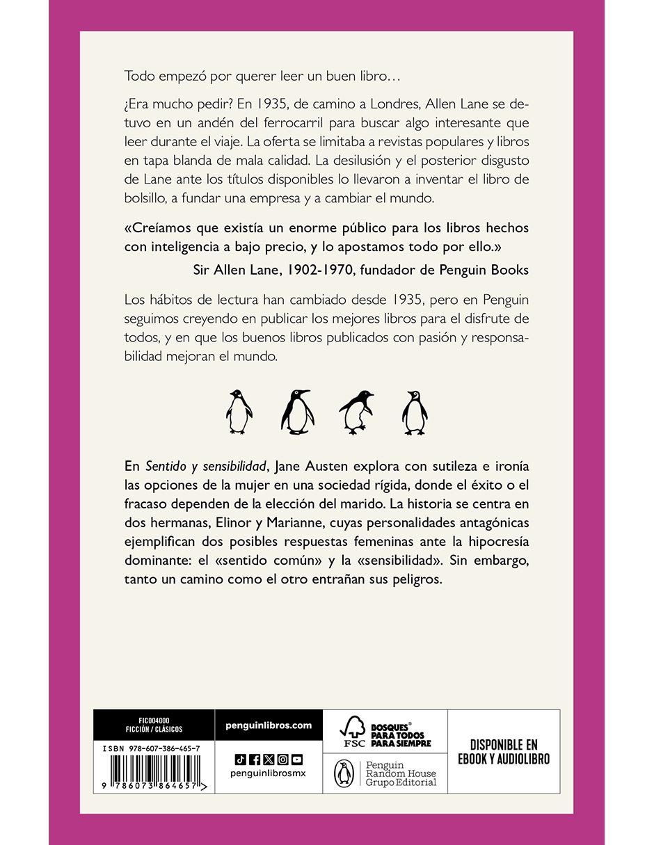Libro Sentido y sensibilidad de Jane Austen 2